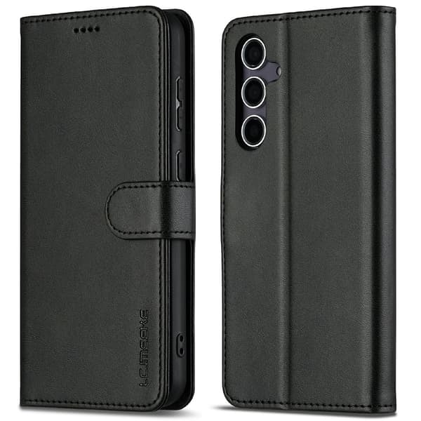 LC.IMEEKE Plånboksfodral Samsung Galaxy S25 Svart