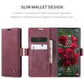 Miniatyrbild 6 av 9: CaseMe Slim Plånboksfodral Samsung Galaxy S25 Ultra Röd