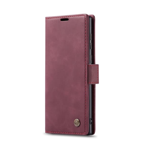 CaseMe Slim Plånboksfodral Samsung Galaxy S25 Ultra Röd