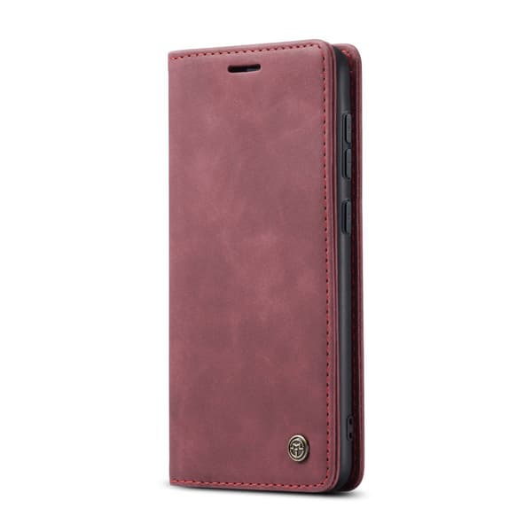 CaseMe Slim Plånboksfodral Samsung Galaxy S25 Röd
