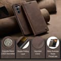 Miniatyrbild 5 av 10: CaseMe Slim Plånboksfodral Samsung Galaxy S25 Plus Brun