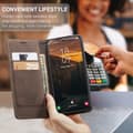 Miniatyrbild 10 av 10: CaseMe Slim Plånboksfodral Samsung Galaxy S25 Plus Brun