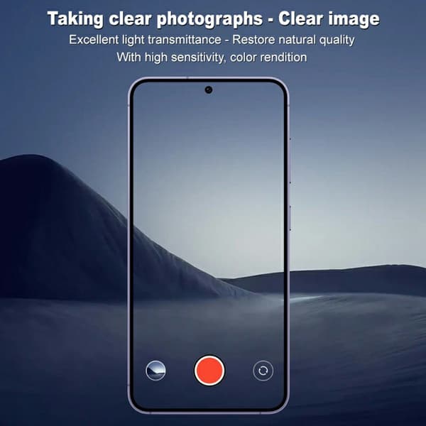 Imak Härdat Glas Linsskydd Samsung Galaxy S25 Svart