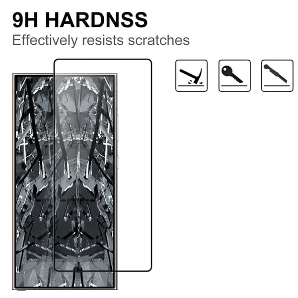 Heltäckande Härdat Glas Skärmskydd Samsung Galaxy S25 Ultra