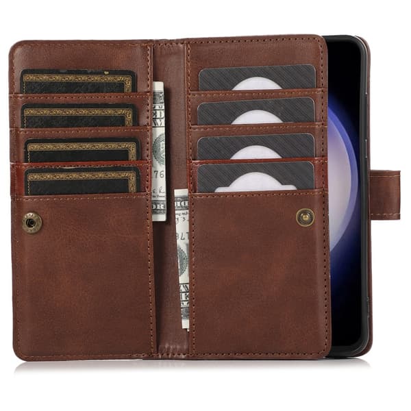 Plånboksfodral Multi-Slot Samsung Galaxy S25 Brun