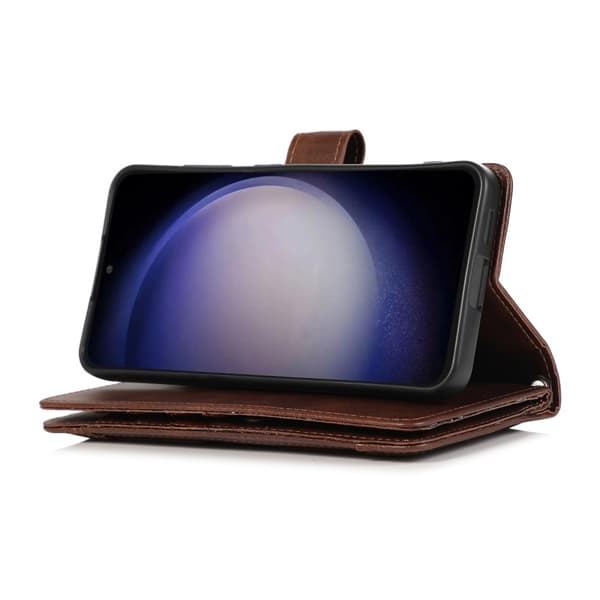 Plånboksfodral Multi-Slot Samsung Galaxy S25 Brun