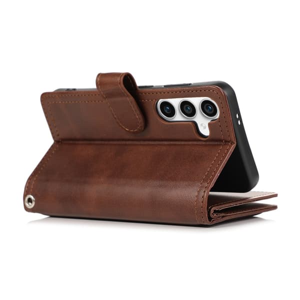 Plånboksfodral Multi-Slot Samsung Galaxy S25 Brun
