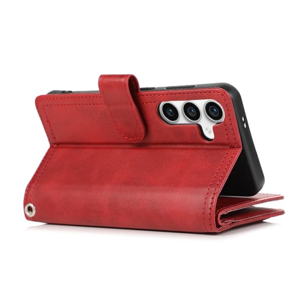 Plånboksfodral Multi-Slot Samsung Galaxy S25 Röd