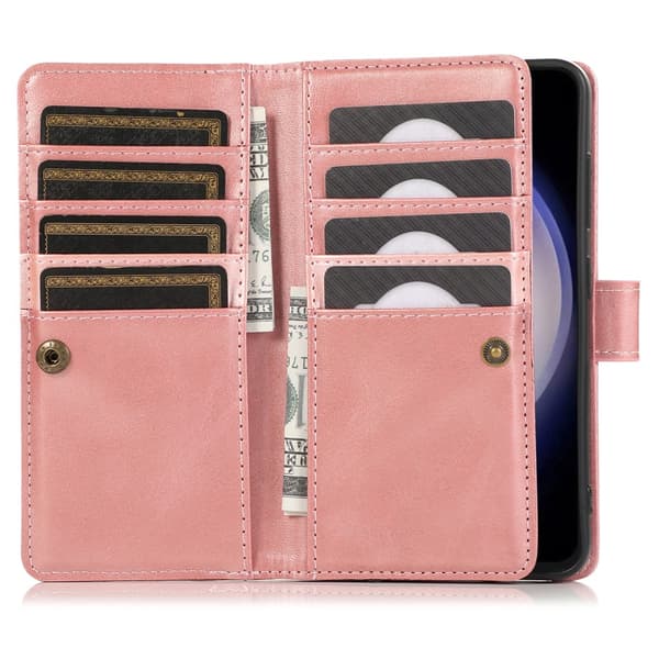 Plånboksfodral Multi-Slot Samsung Galaxy S25 Roséguld