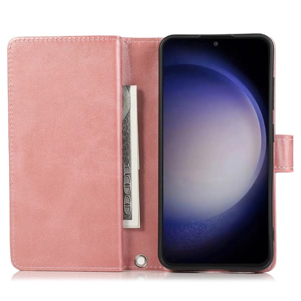 Plånboksfodral Multi-Slot Samsung Galaxy S25 Roséguld