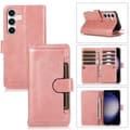 Miniatyrbild 1 av 7: Plånboksfodral Multi-Slot Samsung Galaxy S25 Roséguld