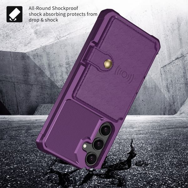 Multi-Slot Case Samsung Galaxy S25 Lila