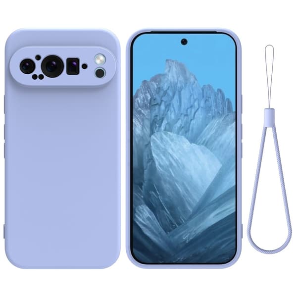 Silikonskal Google Pixel 9 Pro XL Lila