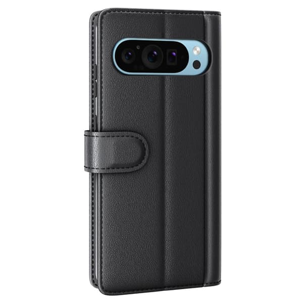 Äkta Läderfodral Google Pixel 9 Svart