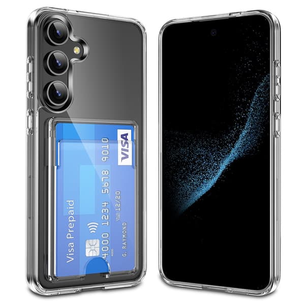 Skal Kortfack Samsung Galaxy S25 Plus Genomskinlig