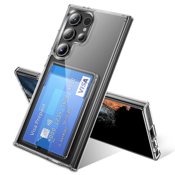 Skal Kortfack Samsung Galaxy S25 Ultra Genomskinlig