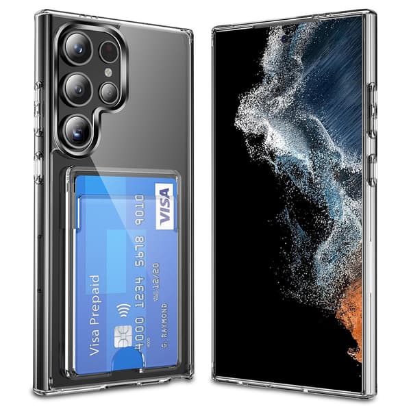 Skal Kortfack Samsung Galaxy S25 Ultra Genomskinlig