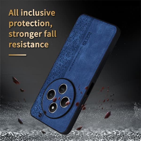 AZNS Til Xiaomi Redmi 14C Cover Beskyttende PU Læderbetrukket TPU Telefoncover