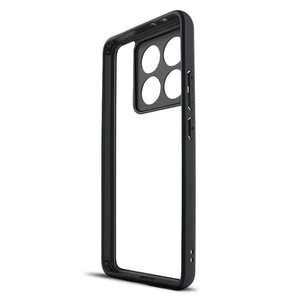 Iskunkestävä PC+TPU-suojakotelo Xiaomi 14T - Läpinäkyvä Takakansi