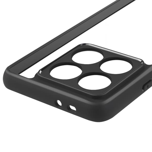 Stødsikkert PC+TPU Cover til Xiaomi 14T Pro - Gennemsigtigt Bagcover