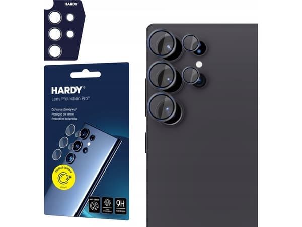 Samsung Galaxy S25 Ultra - HARDY Lens Protection Pro Black