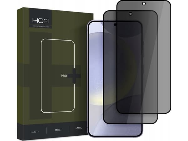 SZKŁO PRYWATYZUJĄCE HOFI ANTI SPY GLASS PRO+ 2-PACK GALAXY S25+ PLUS PRIVACY