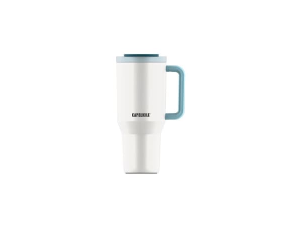 Termokrus med teleskopisk sugerør Kambukka Rio Tumbler 950ml Frosty Coconut
