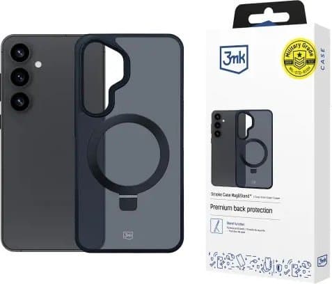 Samsung Galaxy S25 - 3mk Smoke Case Mag&amp;amp;Stand
