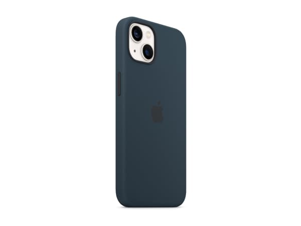 Apple - Baksidesskydd för mobiltelefon - MagSafe-kompatibilitet - silikon - avgrundsblå - för iPhone 13