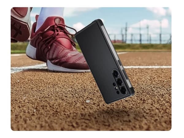Samsung EF-RS938 - Baksidesskydd för mobiltelefon - robust - svart - för Galaxy S25 Ultra