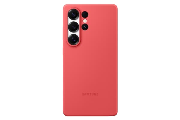 Samsung EF-PS938 - Baksidesskydd för mobiltelefon - silikon - röd - för Galaxy S25 Ultra