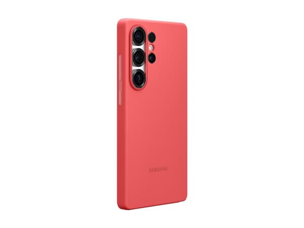 Samsung EF-PS938 - Baksidesskydd för mobiltelefon - silikon - röd - för Galaxy S25 Ultra