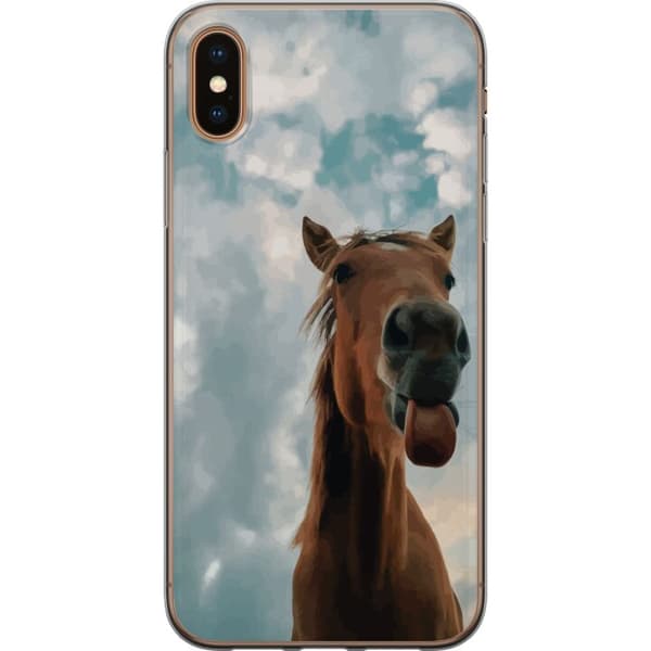 Apple iPhone X Gjennomsiktig deksel Hest