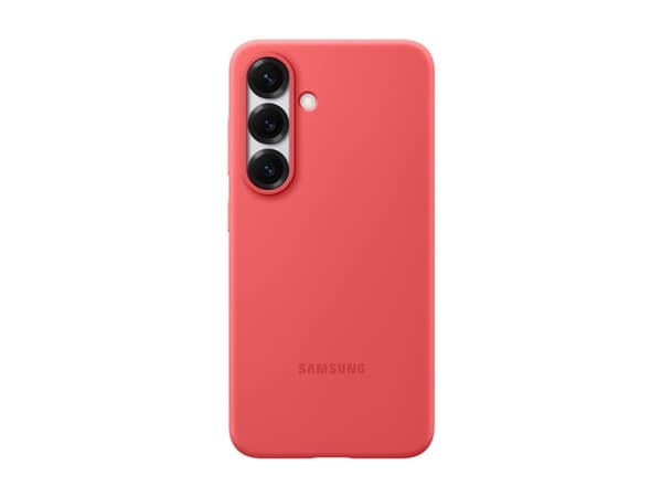 Samsung EF-PS931 - Baksidedeksel for mobiltelefon - silikon - rød - for Galaxy S25