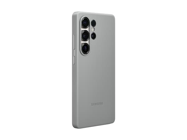 Samsung EF-VS938 - Baksidedeksel for mobiltelefon - fauxlær - grå - for Galaxy S25 Ultra