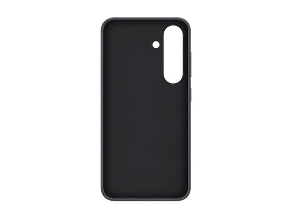 Samsung EF-VS931 - Baksidedeksel for mobiltelefon - fauxlær - svart - for Galaxy S25