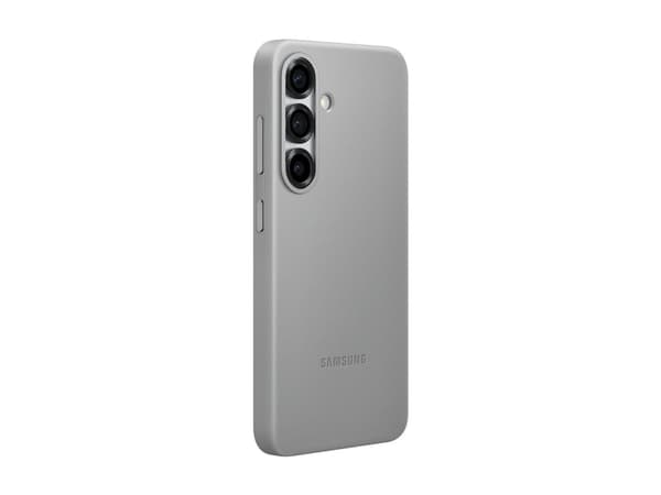 Samsung EF-VS931 - Takakuori matkapuhelimelle - nahkakuvio - harmaa - Galaxy S25:lle