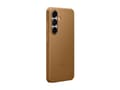 Miniatyrbilde 1 av 5: Samsung EF-VS931 - Baksidedeksel for mobiltelefon - fauxlær - kamelhårfarget - for Galaxy S25