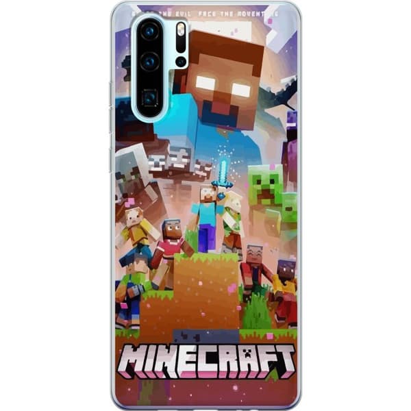 Huawei P30 Pro Läpinäkyvä kuori Minecraft