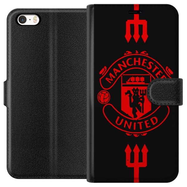 Apple iPhone 5s Tegnebogsetui ManchesterUnited