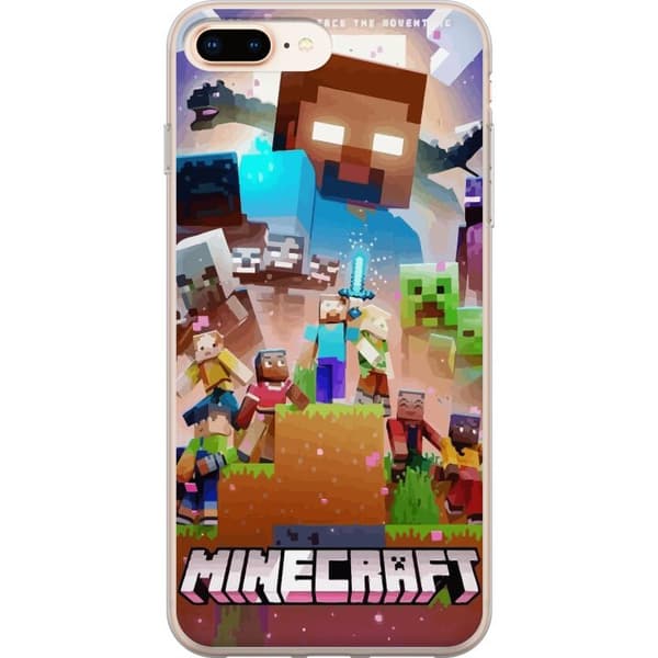 Apple iPhone 7 Plus Gjennomsiktig deksel Minecraft