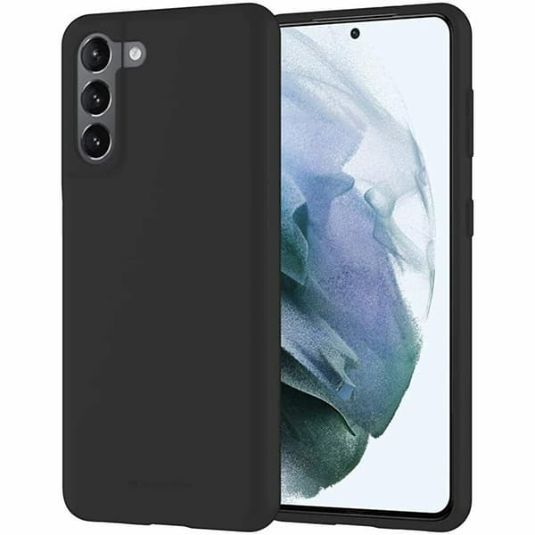 Samsung Galaxy S25 - Silicon Matt TPU Mjuk Skal - Svart