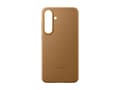 Miniatyrbilde 2 av 5: Samsung EF-VS936 - Baksidedeksel for mobiltelefon - fauxlær - kamelhårfarget - for Galaxy S25+
