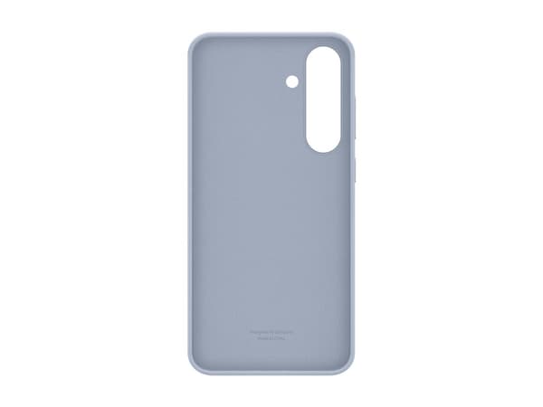 Samsung EF-VS936 - Baksidedeksel for mobiltelefon - fauxlær - lys blå - for Galaxy S25+