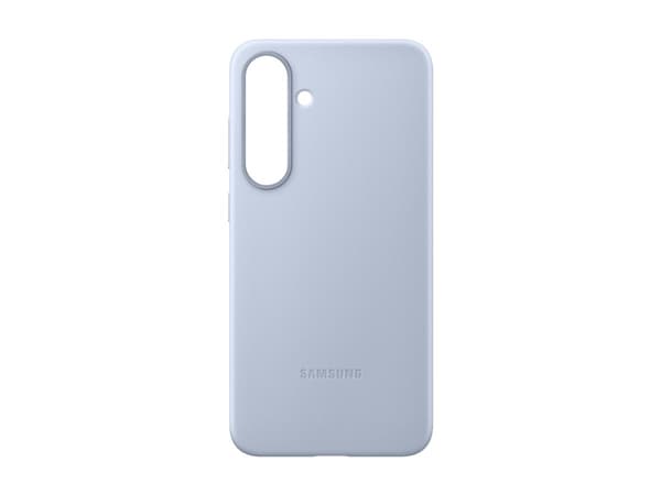 Samsung EF-VS936 - Baksidedeksel for mobiltelefon - fauxlær - lys blå - for Galaxy S25+