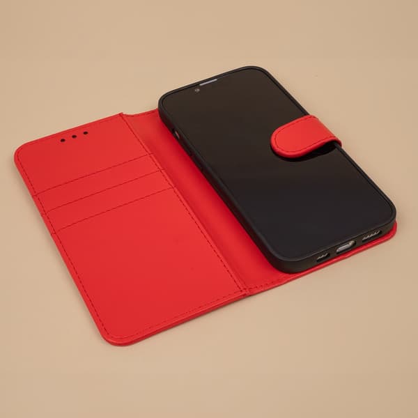 Samsung Galaxy A16 / A16 5G  Book Case Fodral Mobilplånbok Röd