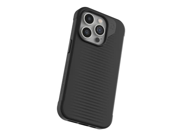 ZAGG Luxe - Baksidedeksel for mobiltelefon - MagSafe-samsvar - svart (snap) - for Apple iPhone 15 Pro