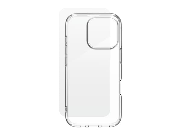 Zagg InvisibleShield Glass Elite 360 - Matkapuhelimen takakuori - kirkas - karkaistulla suojalasilla - Apple iPhone 16 Pro:lle