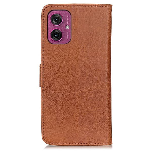 KHAZNEH Motorola Moto G55 Lommebok-deksel - Brun