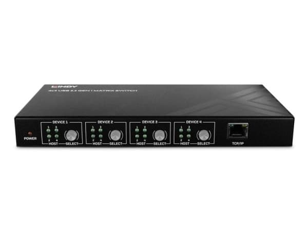 Lindy 43406, 5 Gbit/s, Svart, Metall, Rotations-, CE, FCC, RoHS & REACH, USB Type-A, USB Typ B
